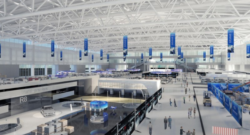 深圳國(guó)際會(huì)展中心館內(nèi)