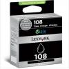 利盟(Lexmark) 108 黑色墨盒(14N0332A)